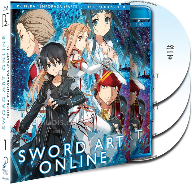 Sword Art Online - Primera Temporada Parte 1 Blu-ray