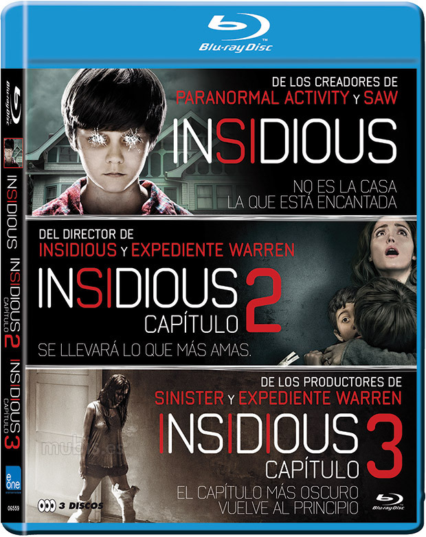 carátula Pack Insidious 1, 2 y 3 Blu-ray 1