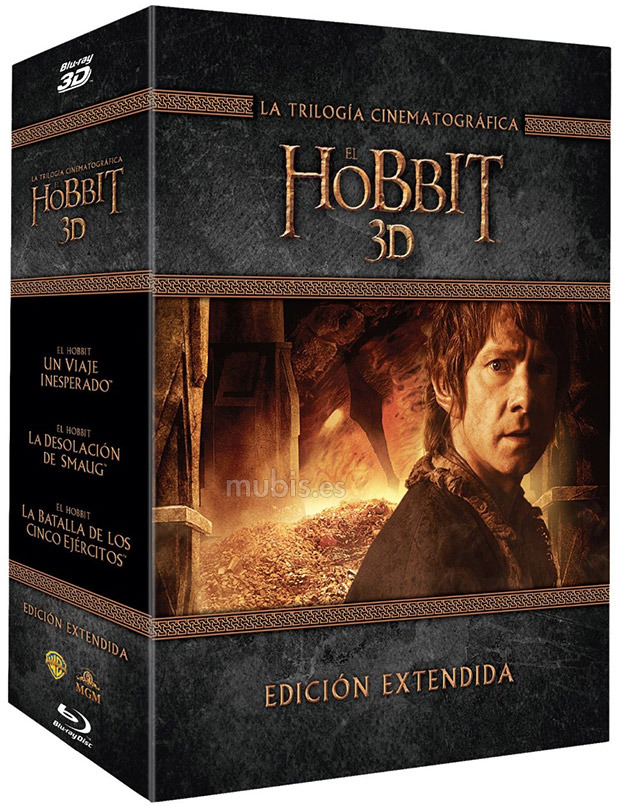 carátula Trilogía El Hobbit - Edición Extendida Blu-ray 3D 1
