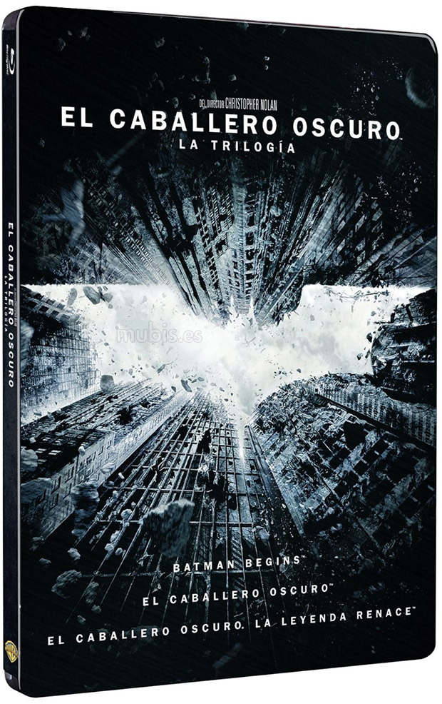carátula El Caballero Oscuro - La Trilogía (Edición Metálica)  Blu-ray 1