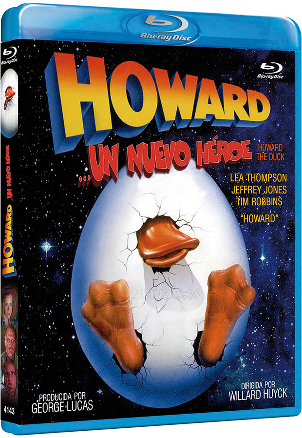 carátula Howard... un Nuevo Héroe Blu-ray 1
