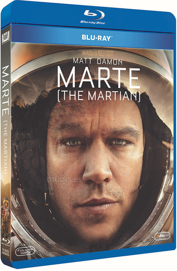 carátula Marte (The Martian) Blu-ray 1