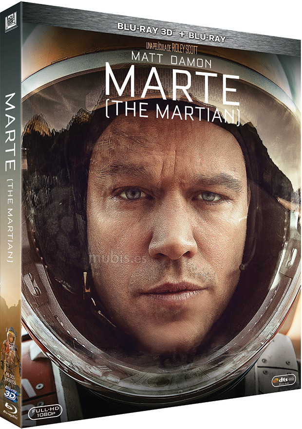 carátula Marte (The Martian) Blu-ray 3D 1