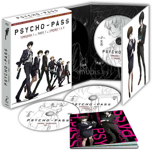 carátula Psycho-Pass – Temporada 1 Parte 1 (Edición Coleccionista) Blu-ray 1
