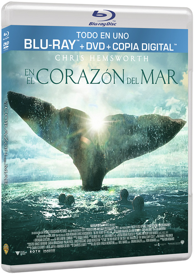 carátula En el Corazón del Mar Blu-ray 1