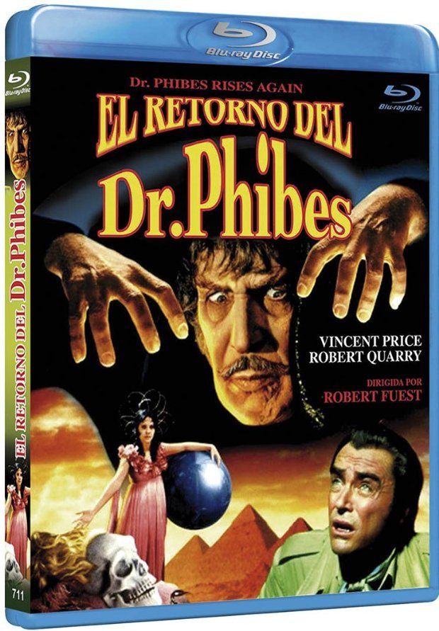 carátula El Retorno del Dr. Phibes Blu-ray 1