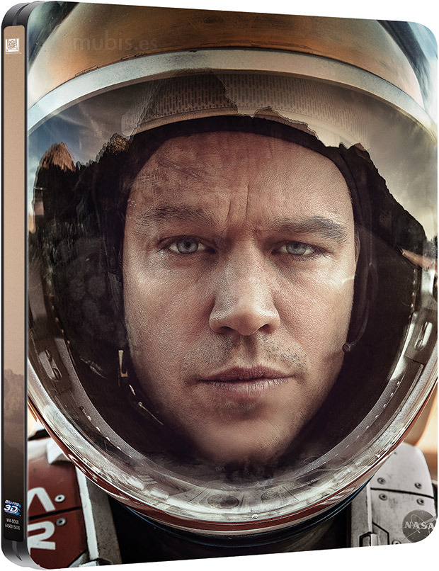 carátula Marte (The Martian) - Edición Metálica Blu-ray 1
