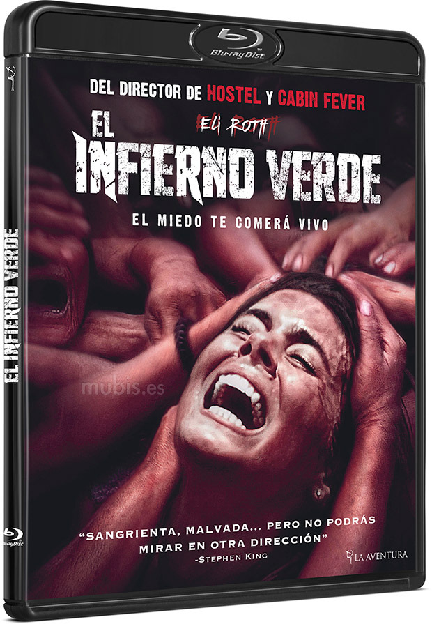 carátula El Infierno Verde Blu-ray 1