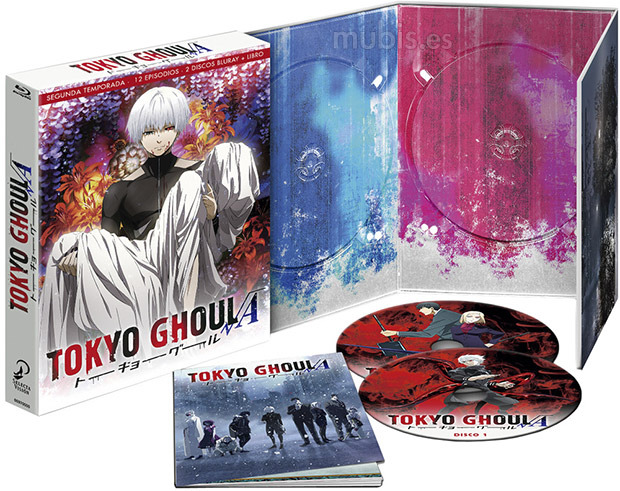 carátula Tokyo Ghoul - Segunda Temporada (Edición Coleccionista) Blu-ray 1