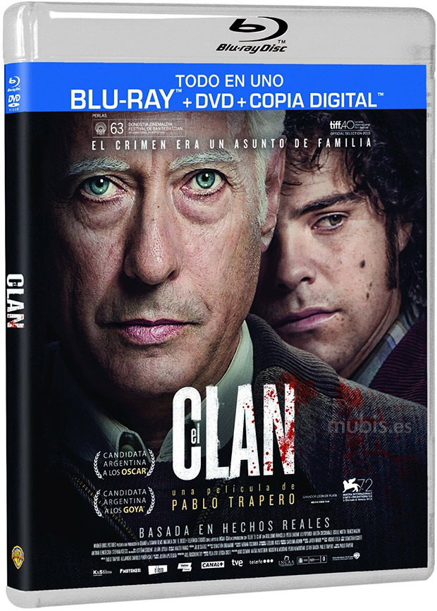 carátula El Clan Blu-ray 1