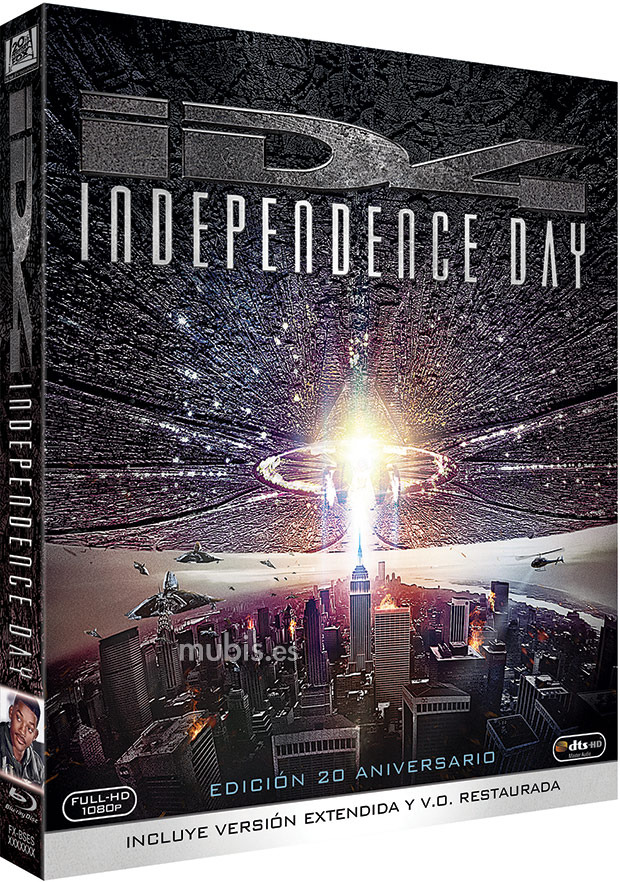 carátula Independence Day - Edición 20º Aniversario Blu-ray 1