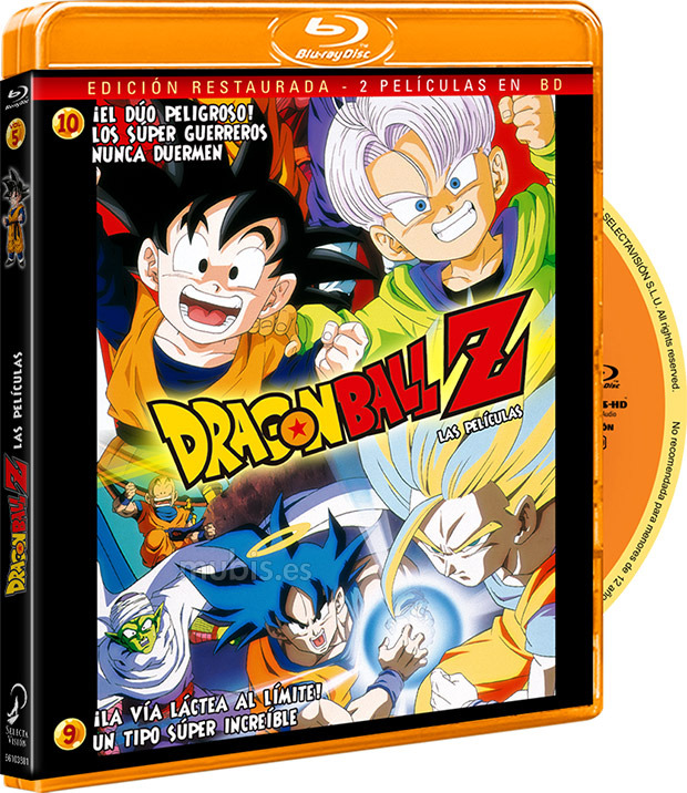 carátula Dragon Ball Z: Las Películas 9 y 10 Blu-ray 1