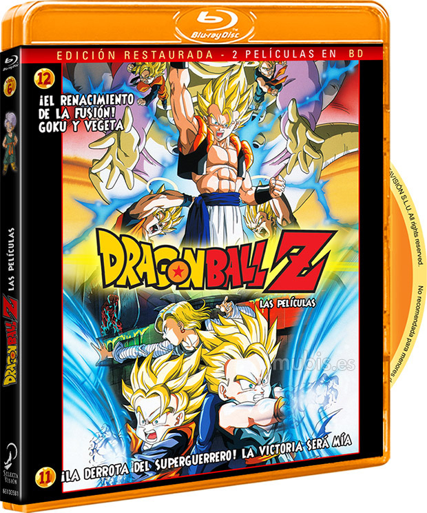 carátula Dragon Ball Z: Las Películas 11 y 12 Blu-ray 1