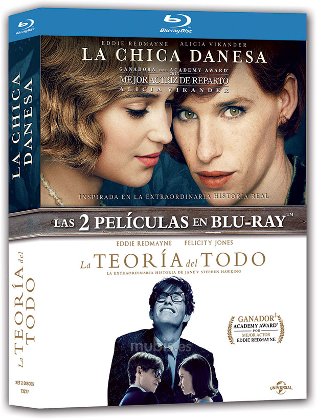 Pack La Chica Danesa + La Teoría del Todo Blu-ray