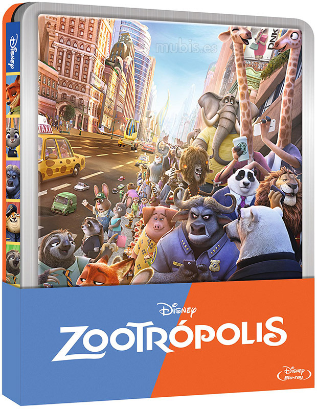carátula Zootrópolis - Edición Metálica Blu-ray 1