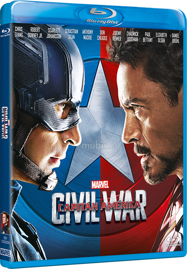 carátula Capitán América: Civil War Blu-ray 1