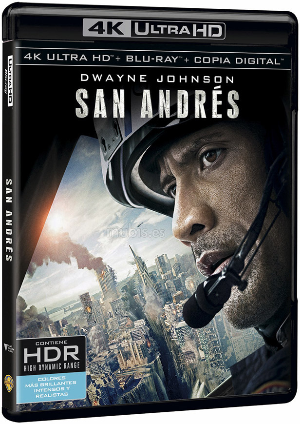 carátula San Andrés Ultra HD Blu-ray 1