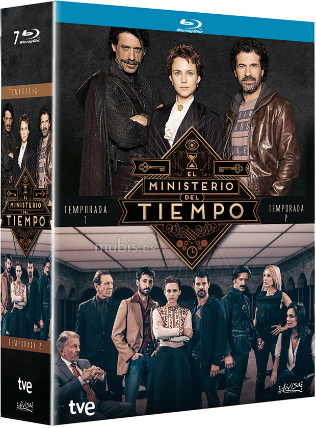 carátula El Ministerio del Tiempo - Temporadas 1 y 2 Blu-ray 1