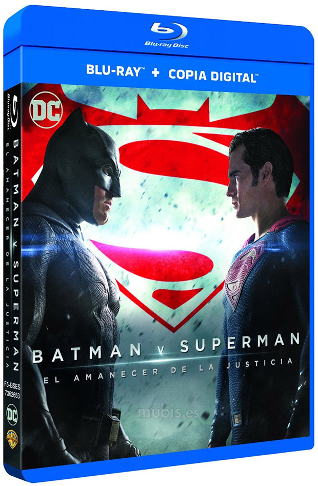 carátula Batman v Superman: El Amanecer de la Justicia Blu-ray 1