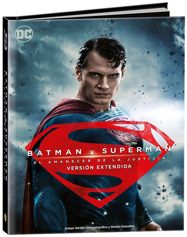 carátula Batman v Superman: El Amanecer de la Justicia - Edición Libro Blu-ray 1