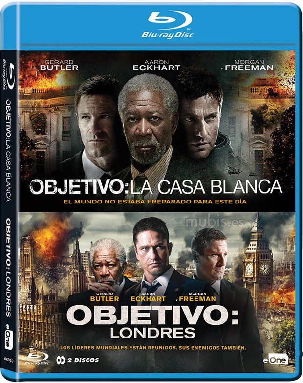 carátula Pack Objetivo: La Casa Blanca + Objetivo: Londres Blu-ray 1
