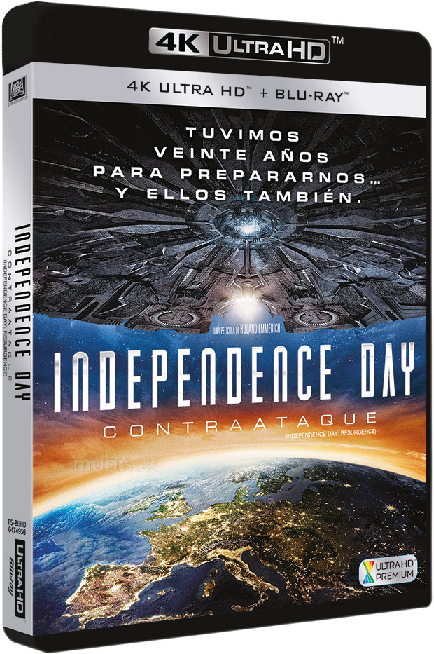 carátula Independence Day: Contraataque Ultra HD Blu-ray 1