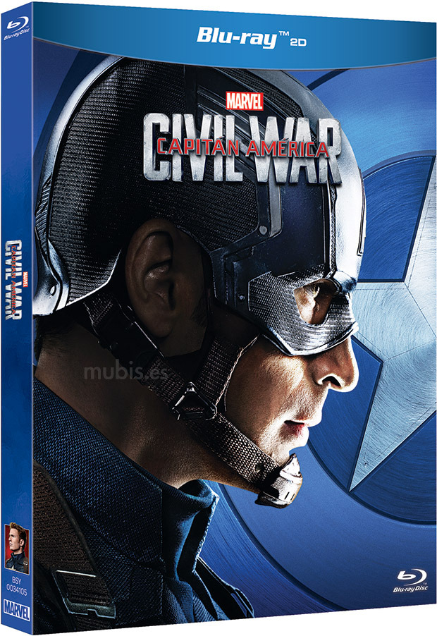 carátula Capitán América: Civil War (Bando Capitán América) Blu-ray 1