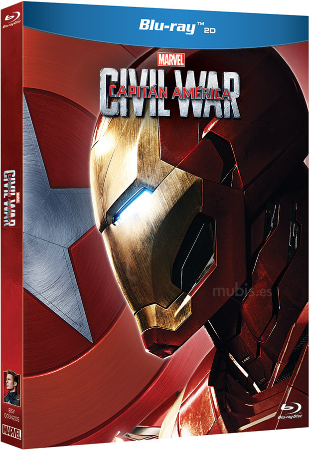 carátula Capitán América: Civil War (Bando Iron Man) Blu-ray 1