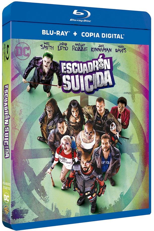 carátula Escuadrón Suicida Blu-ray 1