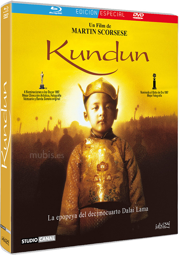 carátula Kundun Blu-ray 1