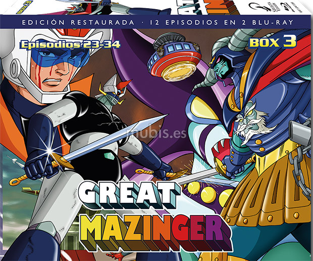 carátula Great Mazinger - Box 3 Blu-ray 1