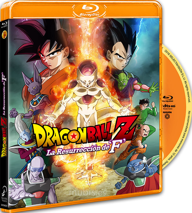 carátula Dragon Ball Z: Película 15 (La Resurrección de F) Blu-ray 1