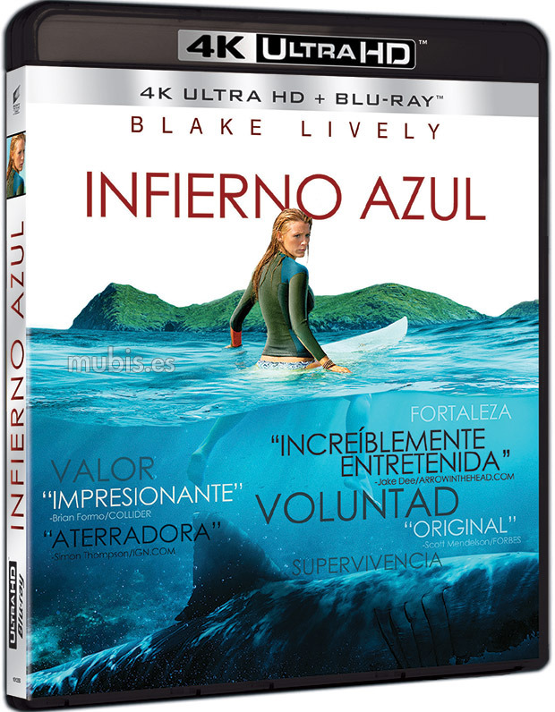 carátula Infierno Azul Ultra HD Blu-ray 1