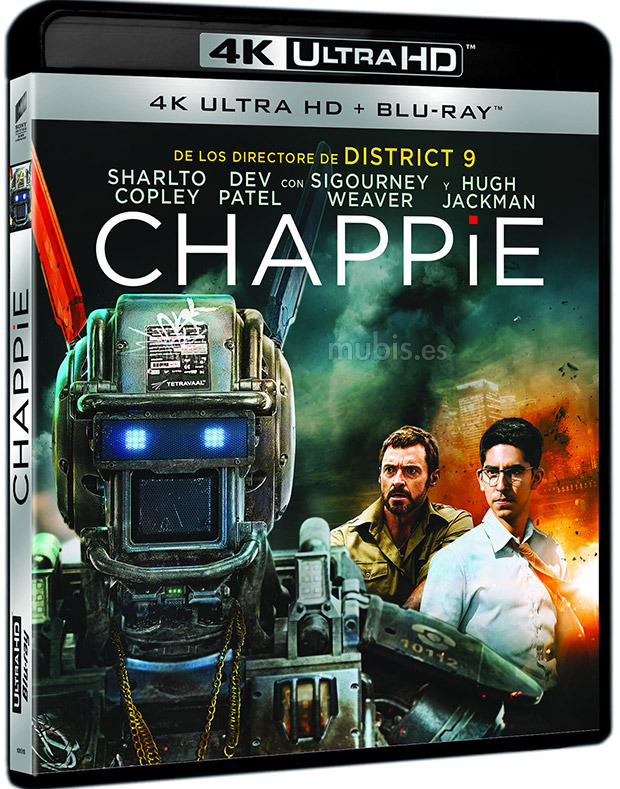 carátula Chappie Ultra HD Blu-ray 1