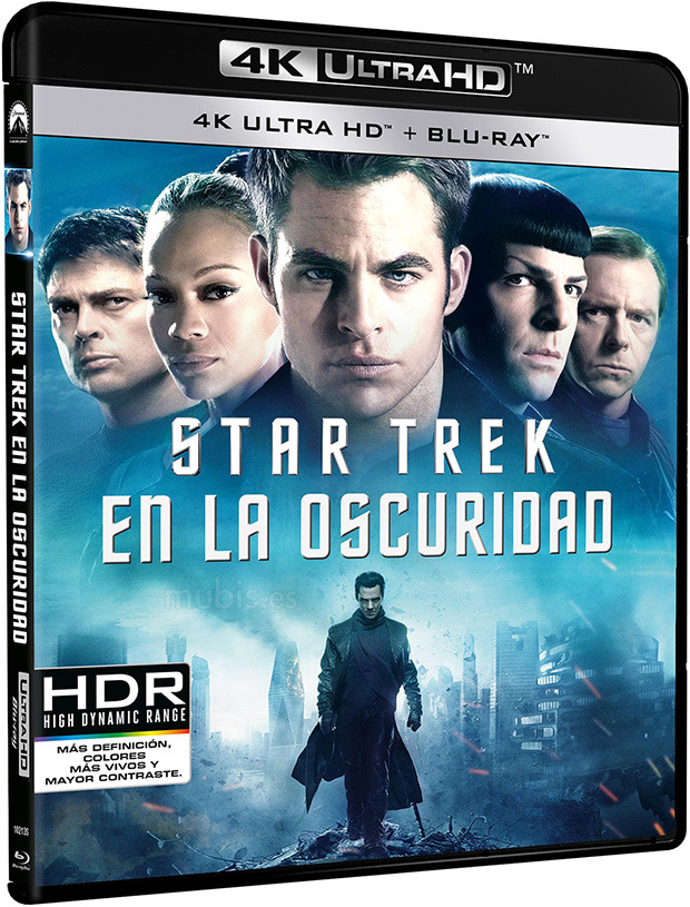 carátula Star Trek: En la Oscuridad Ultra HD Blu-ray 1