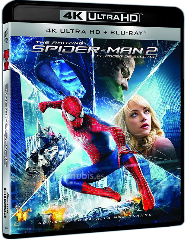 carátula The Amazing Spider-Man 2: El Poder de Electro Ultra HD Blu-ray 1