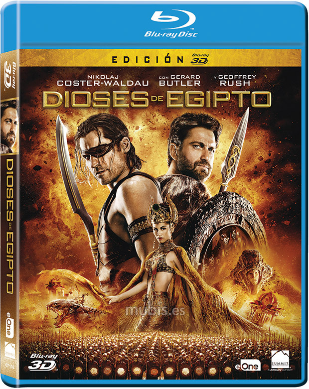 carátula Dioses de Egipto Blu-ray 3D 1