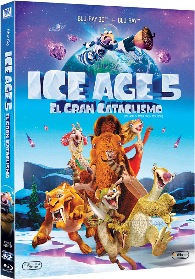carátula Ice Age: El Gran Cataclismo Blu-ray 3D 1