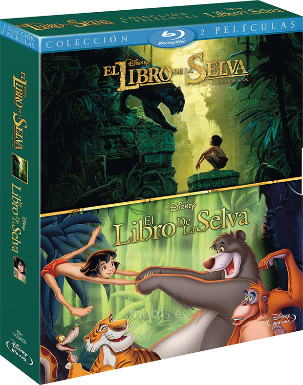 carátula Pack El Libro de la Selva (2016) + El Libro de la Selva (animación) Blu-ray 1