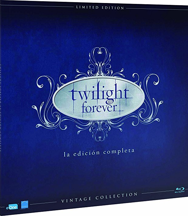 carátula Twilight Forever - Saga Crepúsculo (Vinilo Vintage Collection) Blu-ray 1
