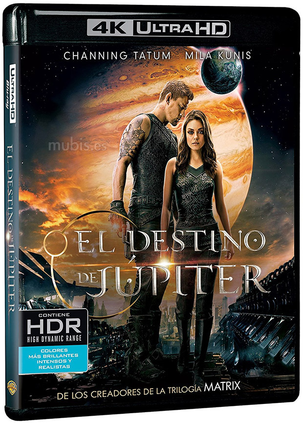 carátula El Destino de Júpiter Ultra HD Blu-ray 1