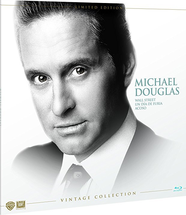 carátula Michael Douglas (Vinilo Vintage Collection) Blu-ray 1