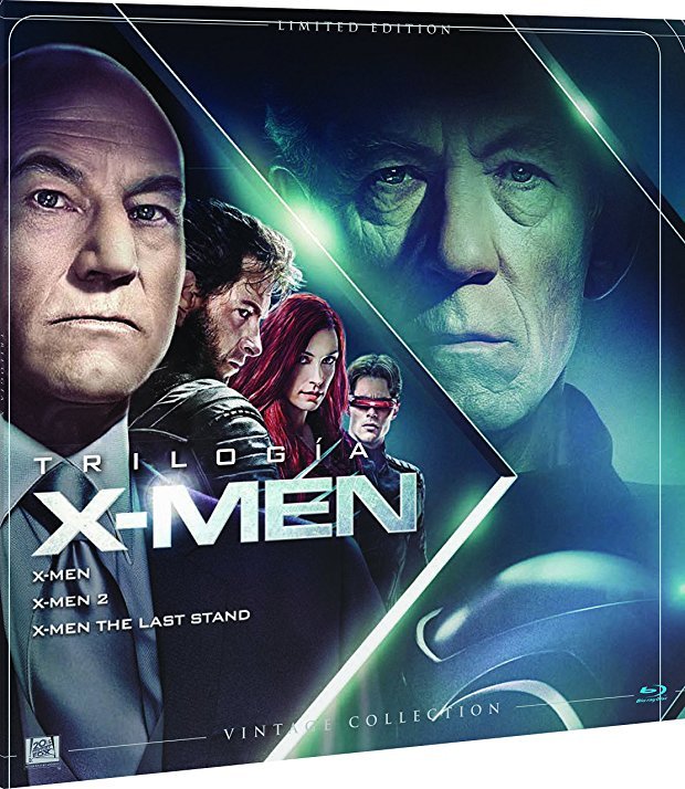 carátula Trilogía X-Men (Vinilo Vintage Collection) Blu-ray 1