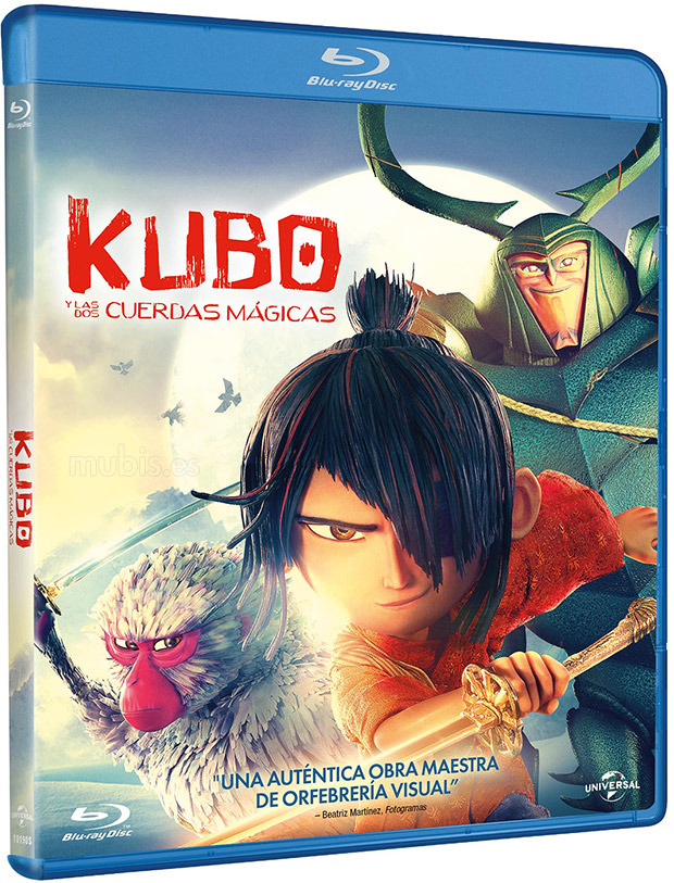 carátula Kubo y las Dos Cuerdas Mágicas Blu-ray 1