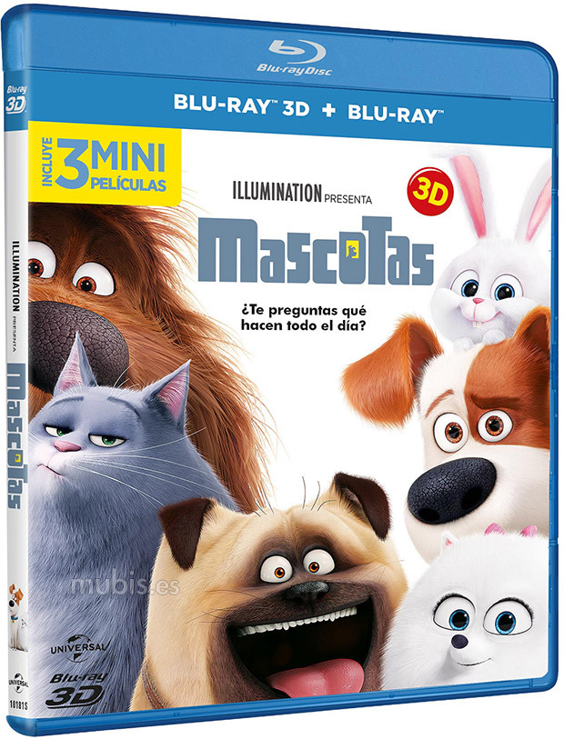 Mascotas Blu-ray 3D