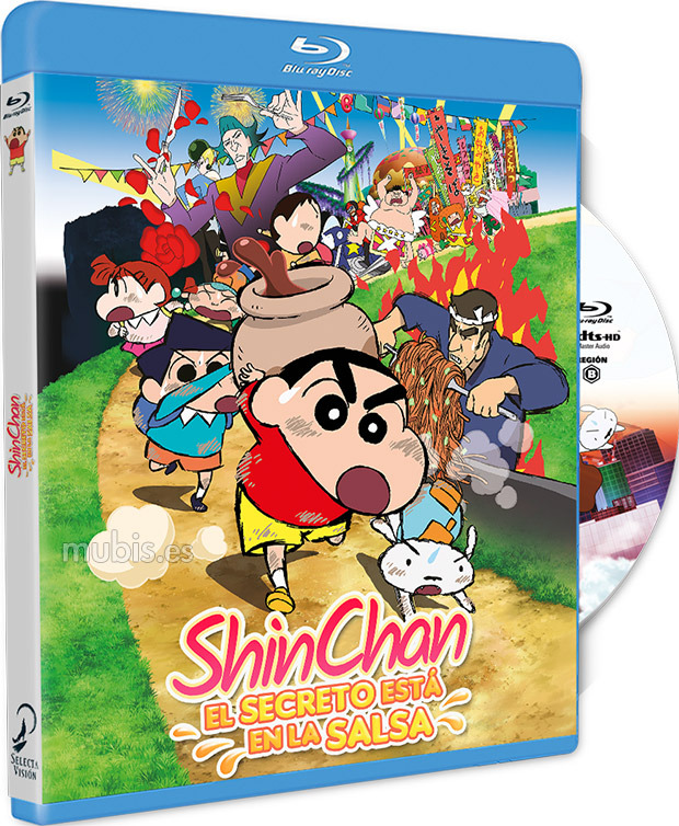 carátula Shin Chan: El Secreto está en la Salsa Blu-ray 1