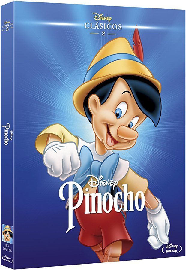 carátula Pinocho (Disney Clásicos) Blu-ray 1