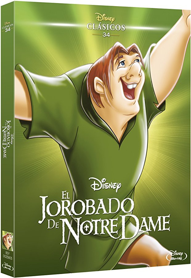 carátula El Jorobado de Notre Dame (Disney Clásicos) Blu-ray 1
