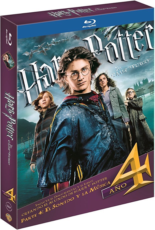 carátula Harry Potter y el Cáliz de Fuego - Edición Definitiva Libro Blu-ray 1