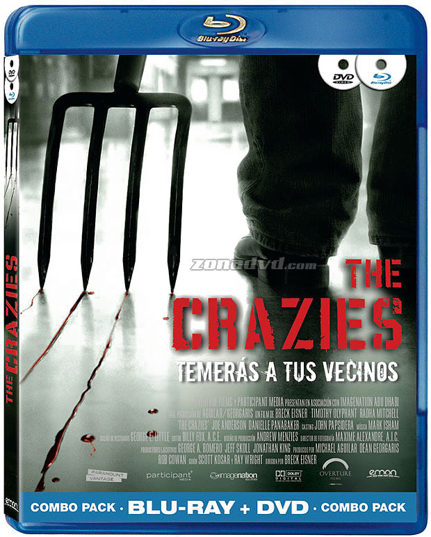 carátula The Crazies (Combo Blu-ray + DVD) Blu-ray 1